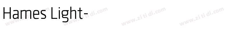 Hames Light字体转换
